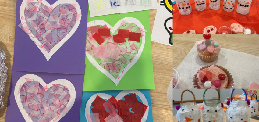 Kids in Butte Community-Based Services Celebrate Valentine’s Day